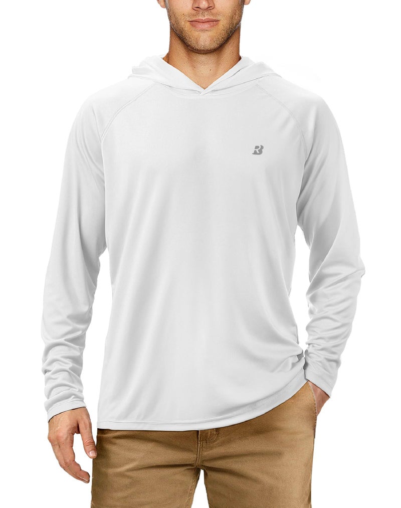 Roadbox UPF 50+ Fishing Shirts for Men Long Sleeve Sun Protection Lightweight Outdoor UV Hiking Shirts - Image 1
